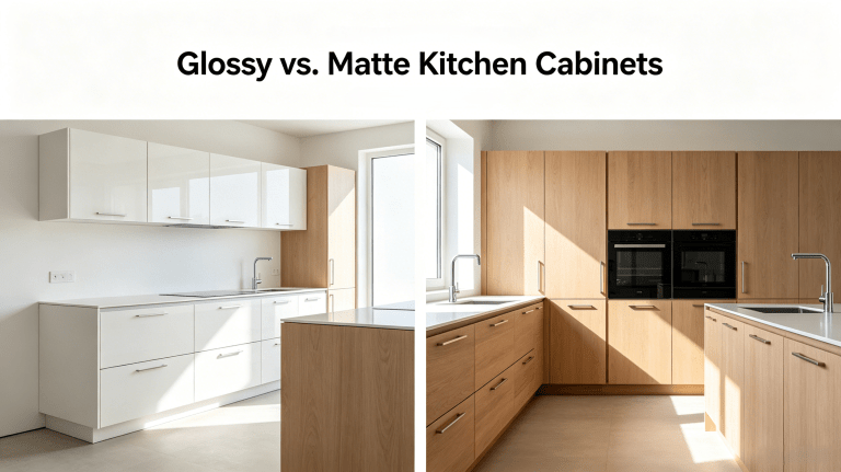 Glossy vs. Matte Kitchen Cabinets