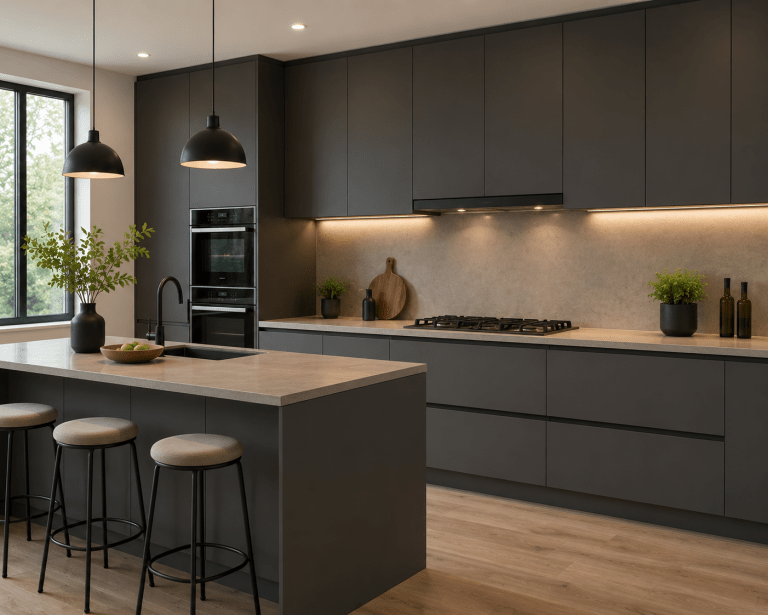 Matte Kitchen Cabinets